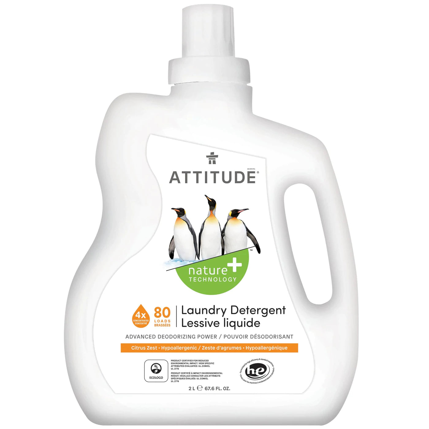 ✅⭐️ Attitude Laundry Detergent Curtis Zest 2L