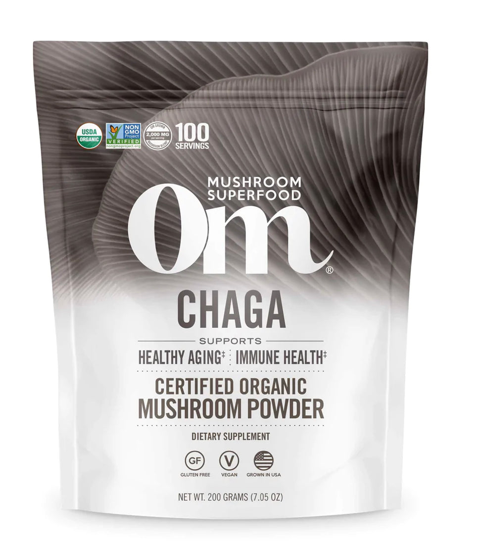 Om Chaga Organic Mushroom Powder