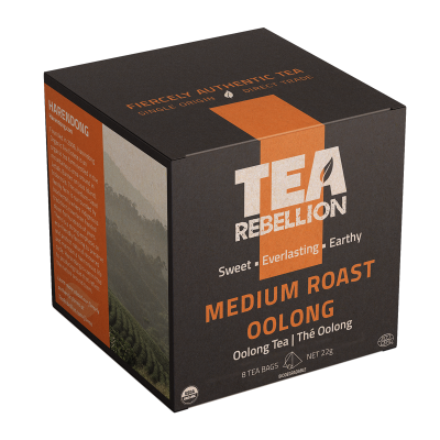 Tea Rebellion Oolong Tea Medium Roast 8 Tea Bags