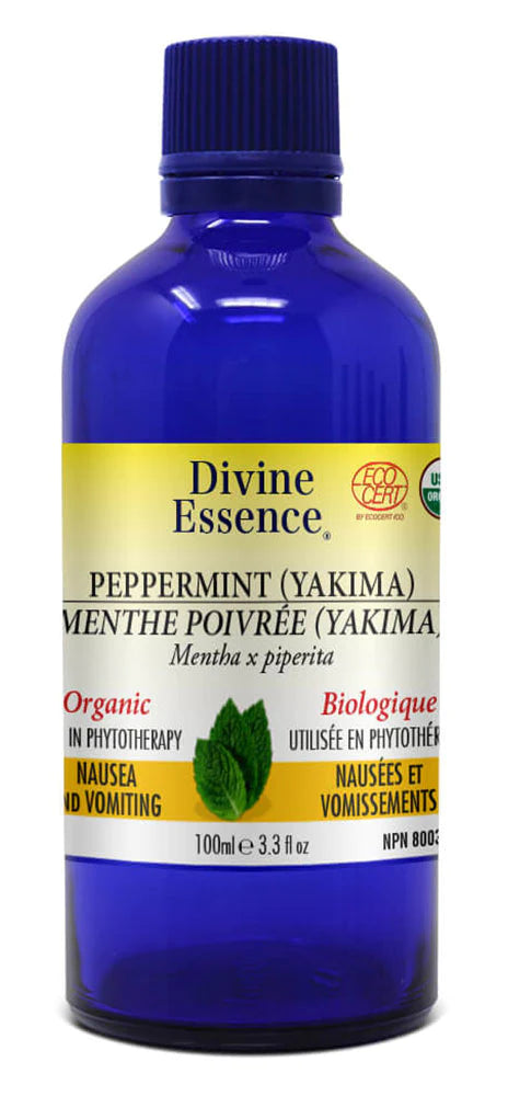 DIVINE ESSENCE - PEPPERMINT (YAKIMA) (ORGANIC) 100ML