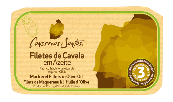 ✅Conservas Santos Mackerel Fillets in Olive Oil