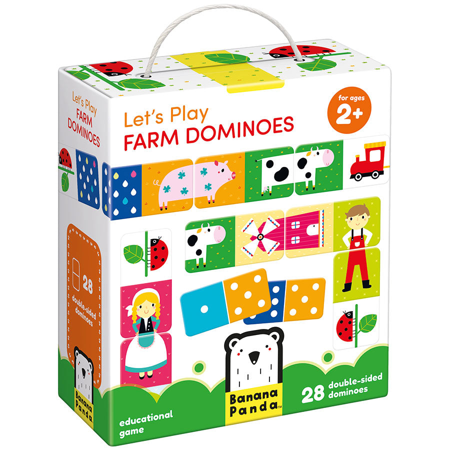 ✅Banana Panda Let's play Farm Dominoes 2+