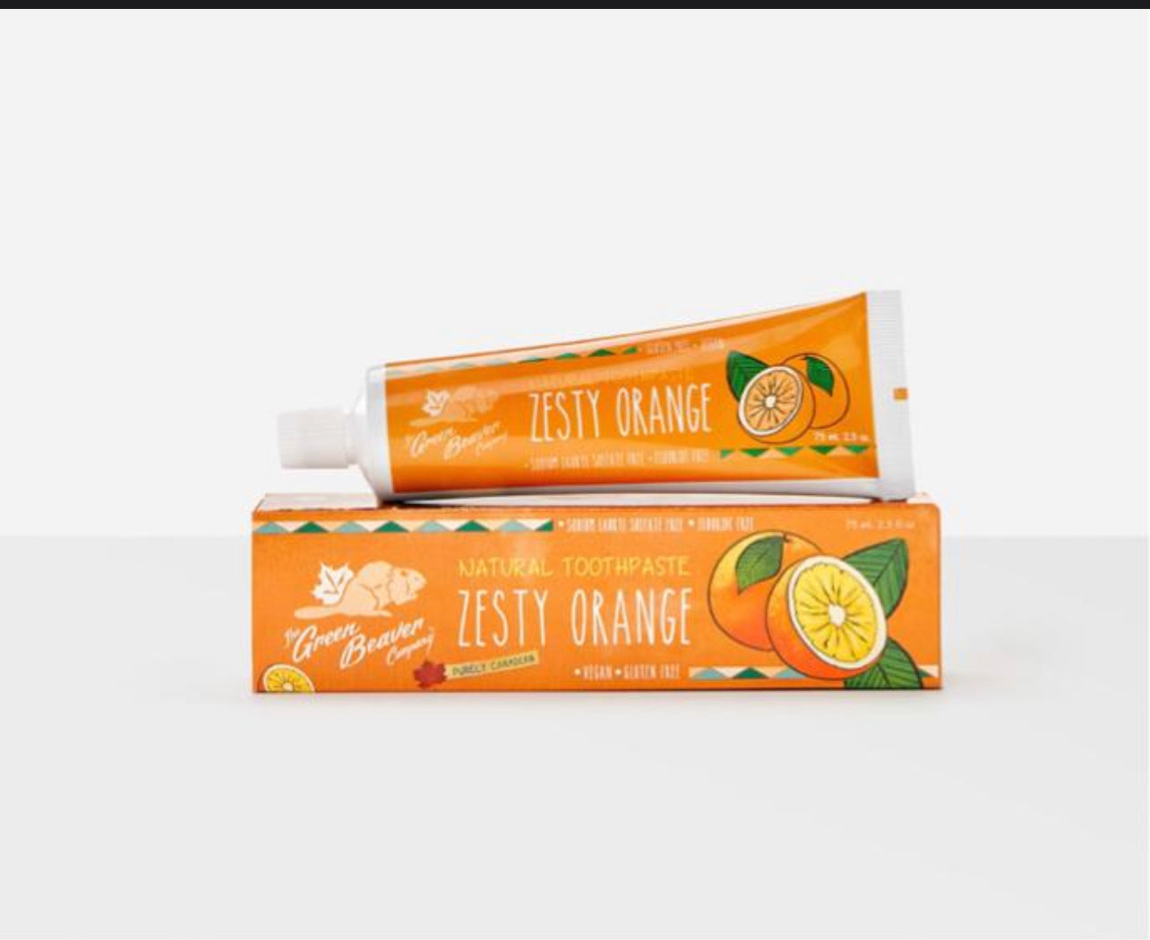 ✅⭐️ Green Beaver Zesty Orange Natural Toothpaste-75ml