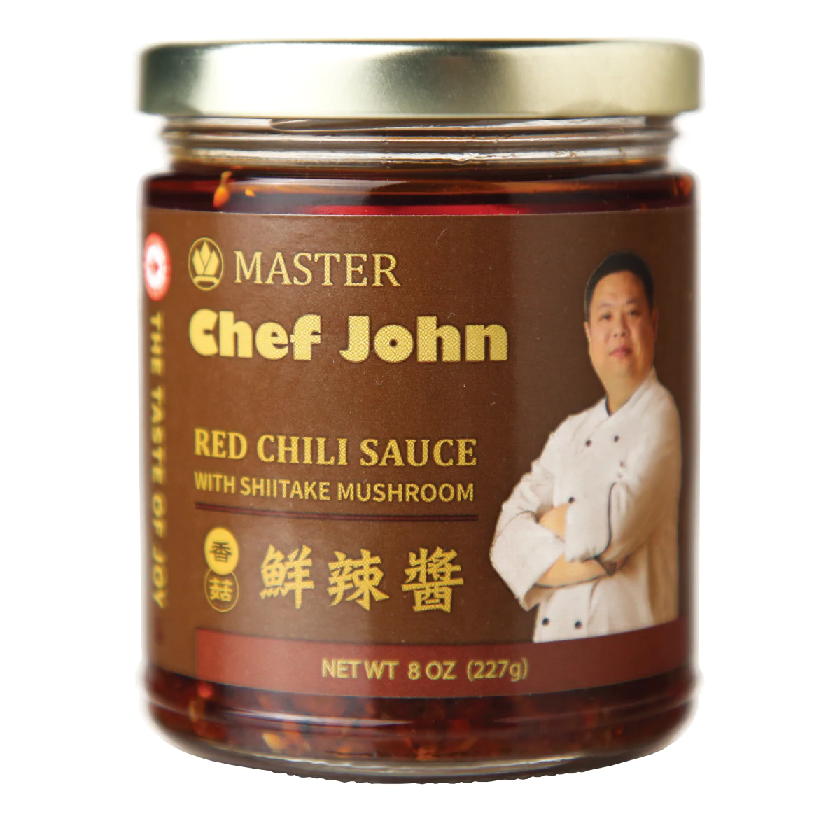 ✅ Master Chef John Red Chili Sauce  With Shiitake Mushroom 8oz 227g