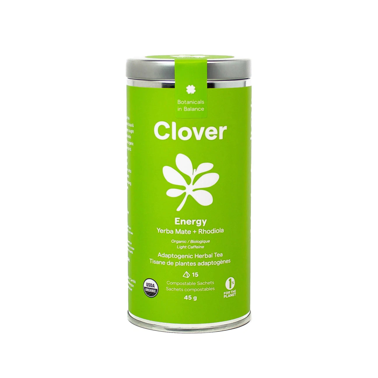 ✅ Clover Botanicals Energy Tea