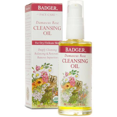 ✅ Badger Damascus Rose Cleansing Oil 59.1ml