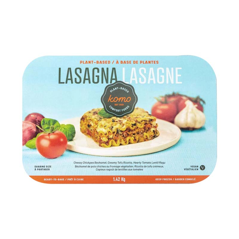 ✅⭐️ Komo Comfort Foods Vegan Lasagna 1.42kg