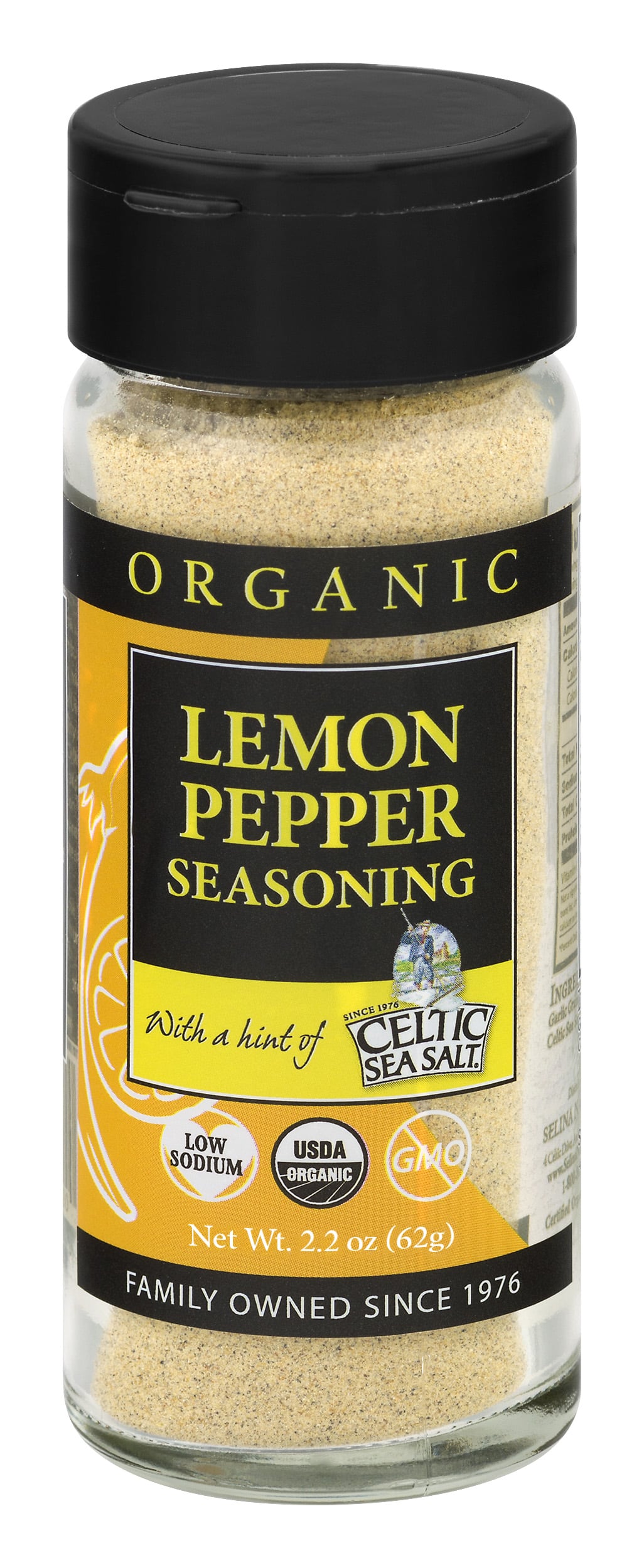 Celtic Sea Salt Lemon Pepper Seasoning 62g