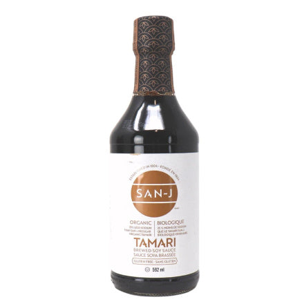 San-J Organic Gluten-Free Tamari Soy Sauce Reduced Sodium, 592ml