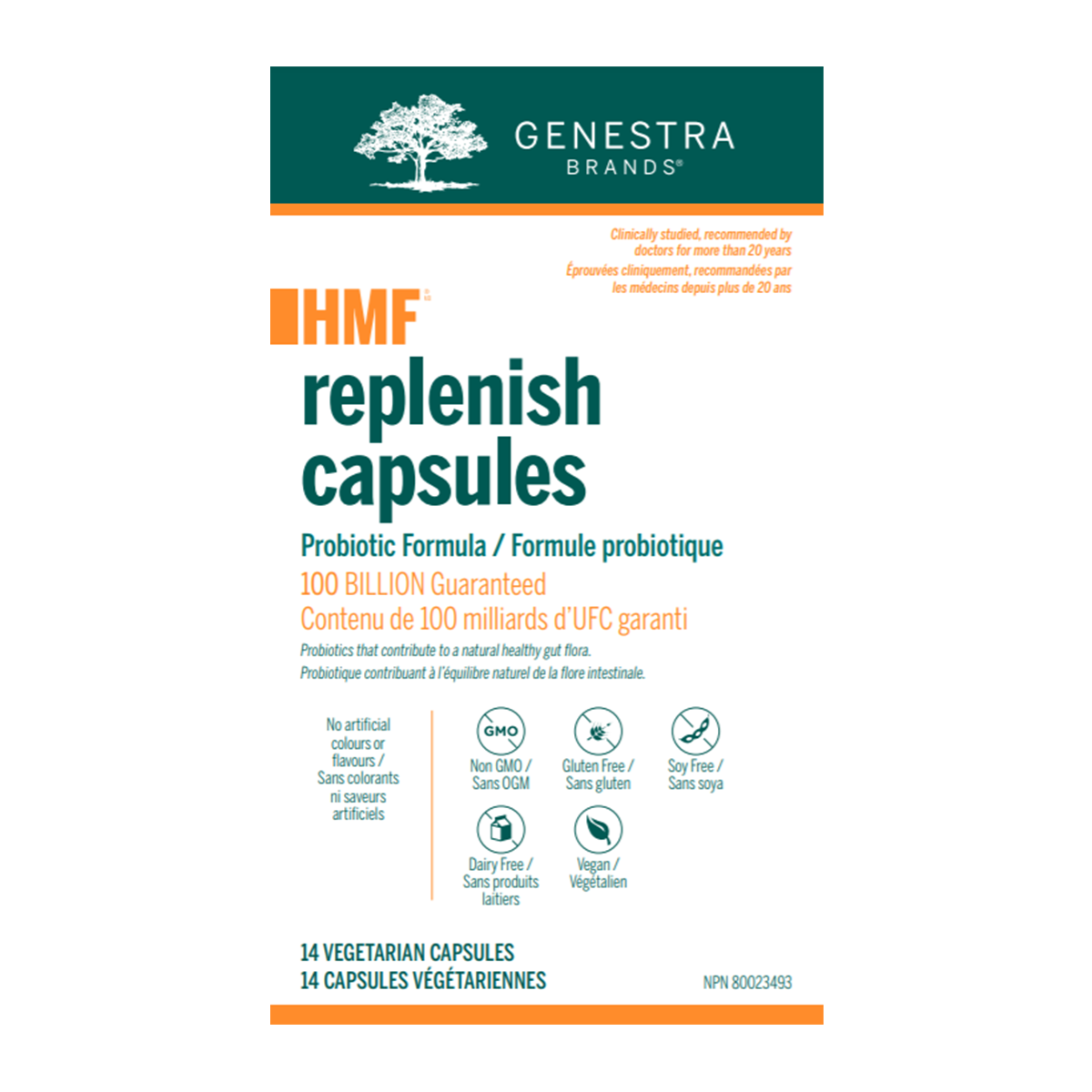Genestra HMF Replenish Capsules 14 Veggie Caps