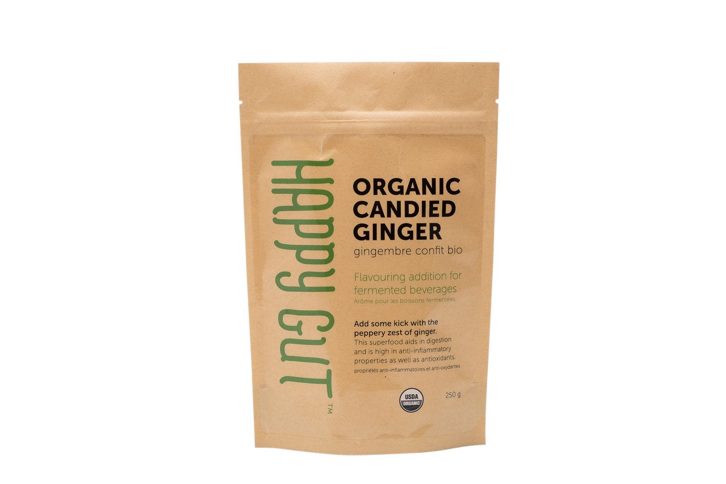 ✅⭐️ Happy Gut Organic Candied Ginger