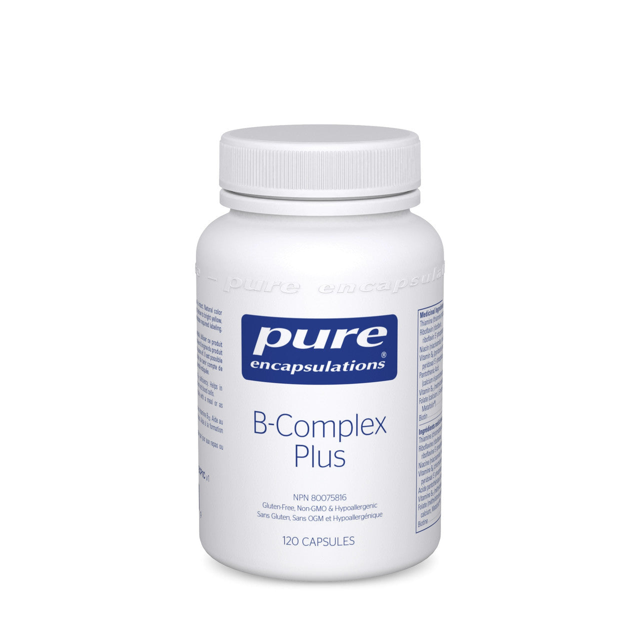 Pure Encapsulations B Complex Plus 120 Veg Capsules