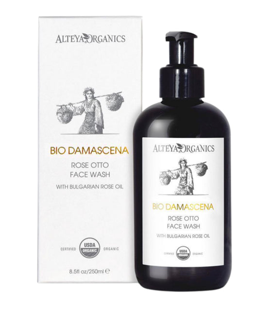 Alteya Organics Bio Damascena Rose Face Wash 250 ml - With Organic Bulgarian Rose Oil